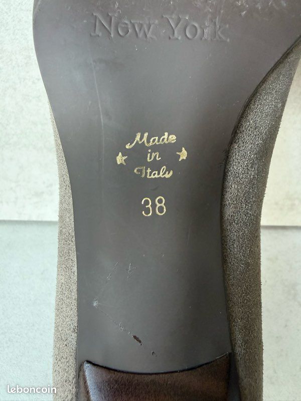 Escarpins Diavolezza cuir Made in Italy T38 (image 12)