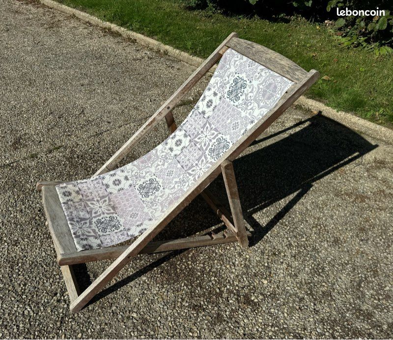 Transat / Chilienne / Chaise longue bois maison du monde (image 5)