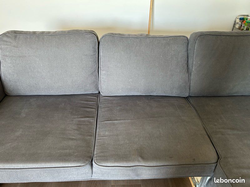 Canapé IKEA gris bon état (image 3)