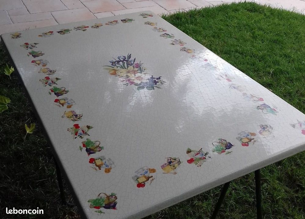 Plateau de table en lave emaillee (image 3)