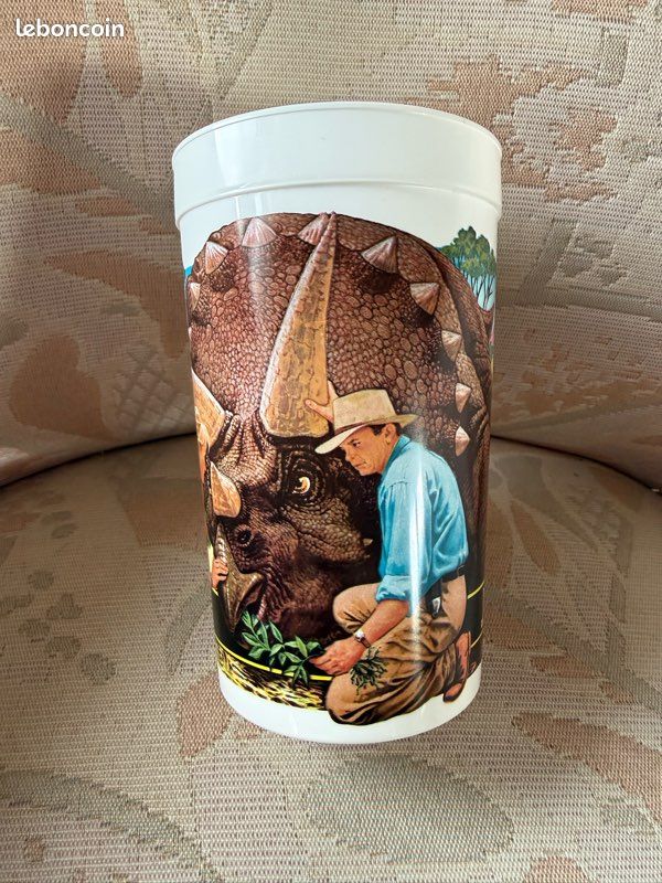 Gobelets Jurassic Park Macdonalds Vintage 1992 • EUR 35,00