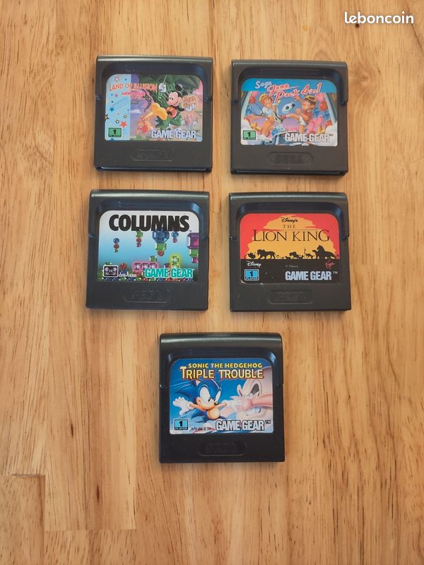 SEGA GAME PACK 4 IN 1 SEGA GAMEGEAR GAME GEAR (vendeur pro