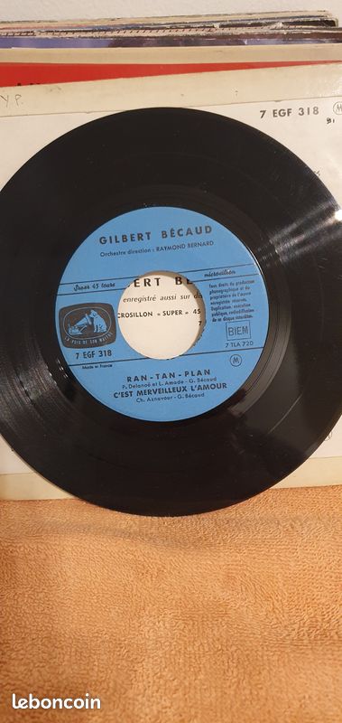 45 tours Gilbert BECAUD Viens danser (image 3)