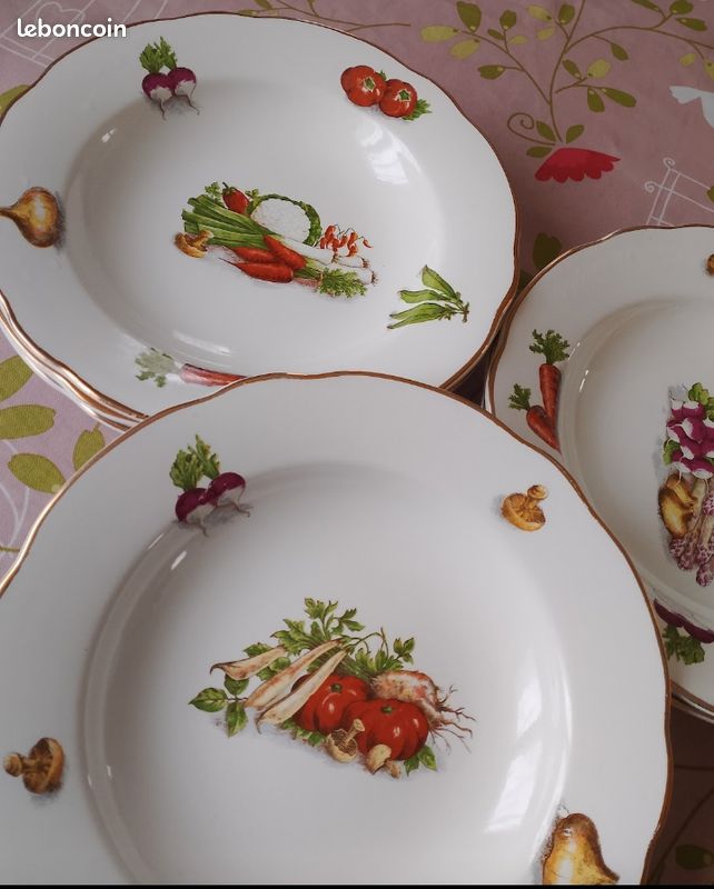 Lot assiette porcelaine (image 2)