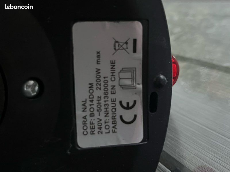 Bouilloire électrique Doméos inox 1,7 L (image 2)