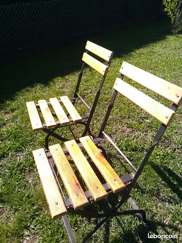 Chaise de bistrot pliable (image 1)