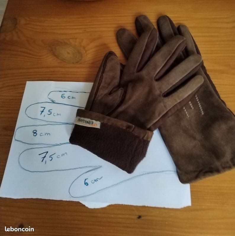 Gants isoloner doublés polaire (image 1)