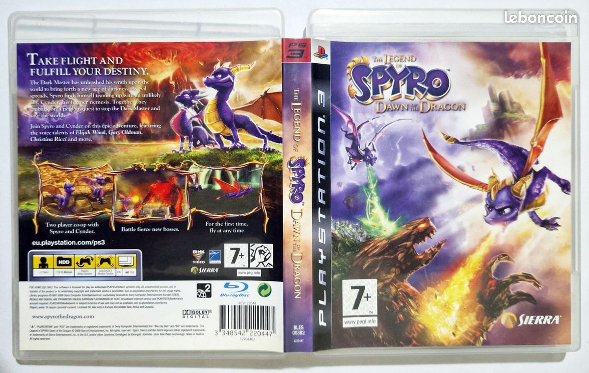 Jeu Xbox 360 : La Légende De Spyro - Naissance D'un Dragon - Version PAL FR Complète