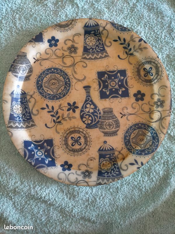 Plateau rond fibre de verre manover (image 1)