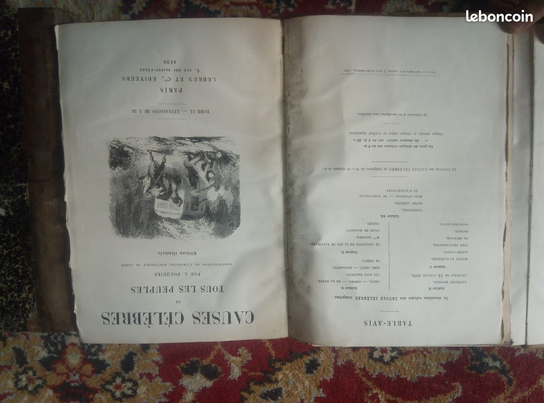 Causes célèbres (3 vol) XIX ieme S (image 7)