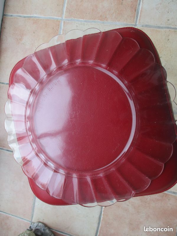 Plat Creux Ancien Duralex Lesieur - Verre Transparent 25,5 Cm - Lot De 4