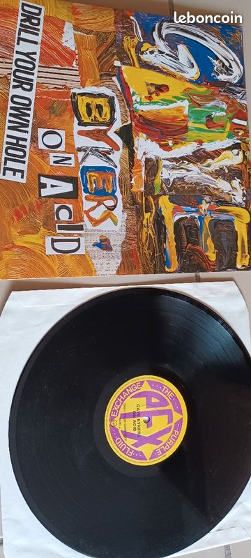 Disque vinyle 33T Gaye Bykers on Acid "drill your on hole" (image 1)