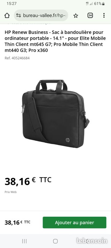 Sac Ordinateur Sacoche Hp 14 Pouces Sacoche PC 14,1 Pouces Hp