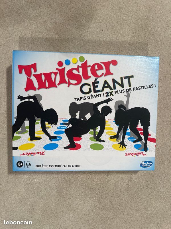 Twister Géant - Twister Jeux pour Les Enfants De 6 Ans Et Plus - Jeux