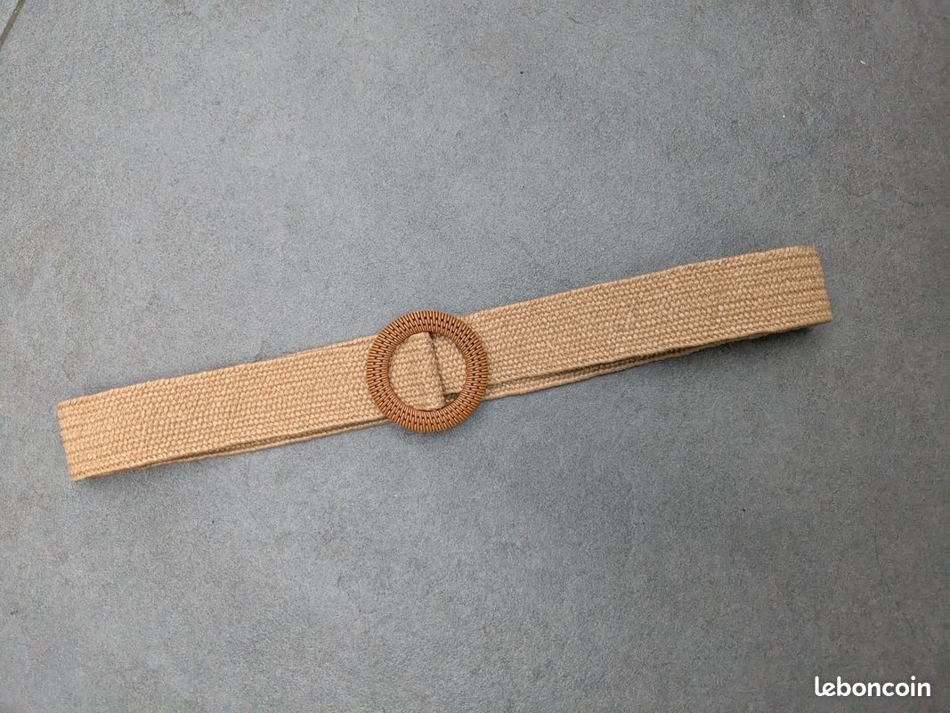 Ceinture beige style cordage Neuve (image 1)