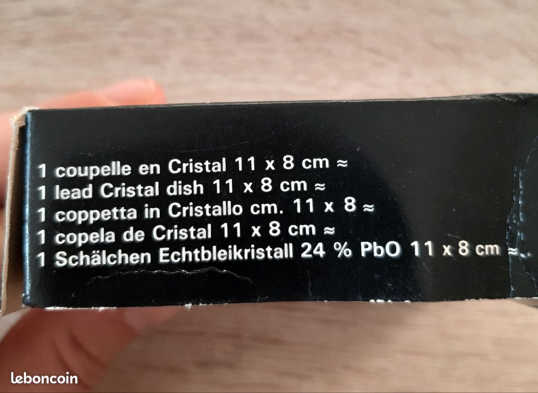 Coupelle en cristal d'Arques (image 4)