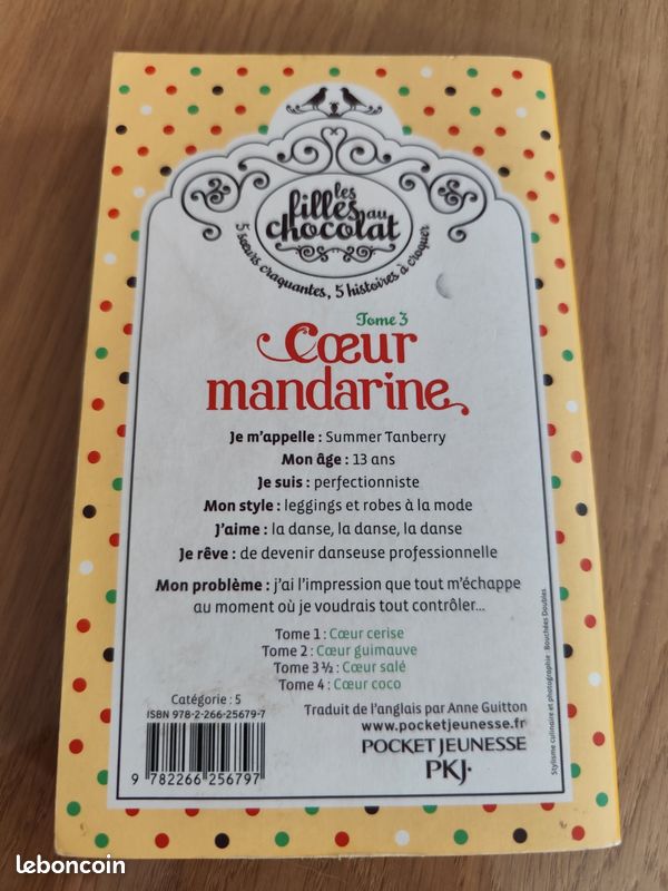 Coeur mandarine de Cathy cassidy (image 2)