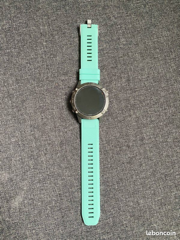 Bracelet de montre Garmin turquoise (image 1)