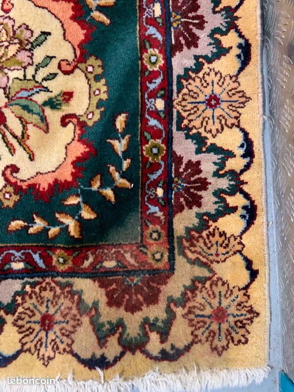 Tapis Persan Maslaghan, 124 cm x 198 cm, Iran, laine nouée