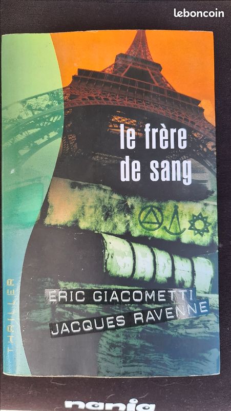 Roman thriller "Le frère de sang" de Eric Giacometti et Jacques Ravenne (image 1)