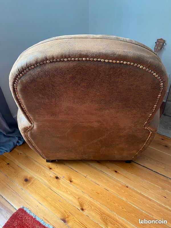 Fauteuil Club Marron (image 4)