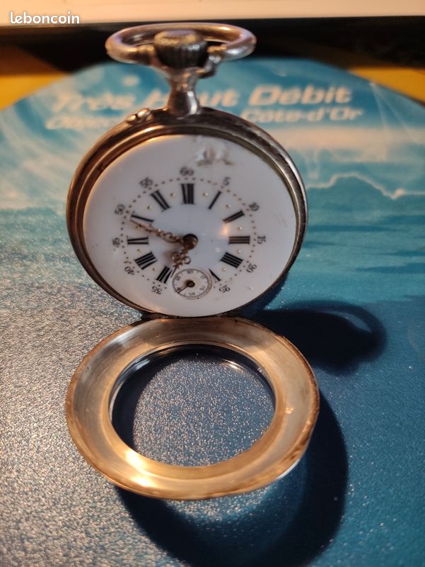 Montre à Gousset Ancienne En Argent - Modèle P1679 - Occasion (vintage)