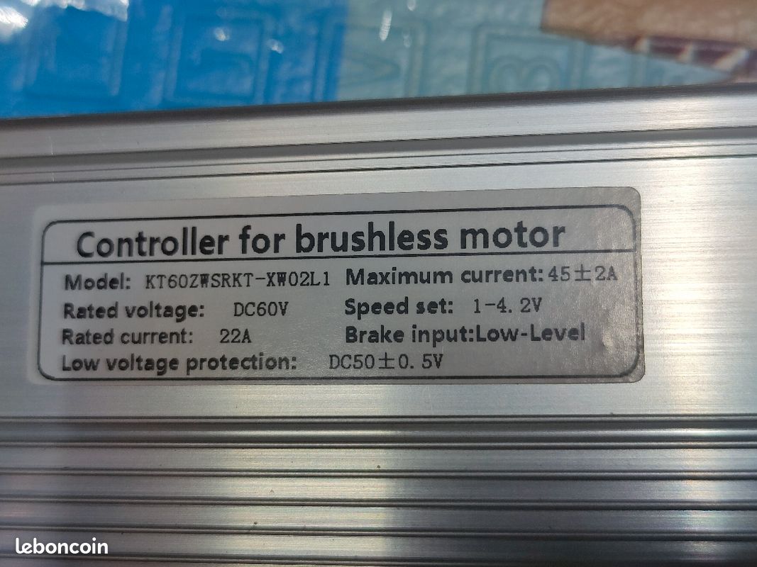Controleur kt 60v 45A neuf + LCD 3 (image 6)