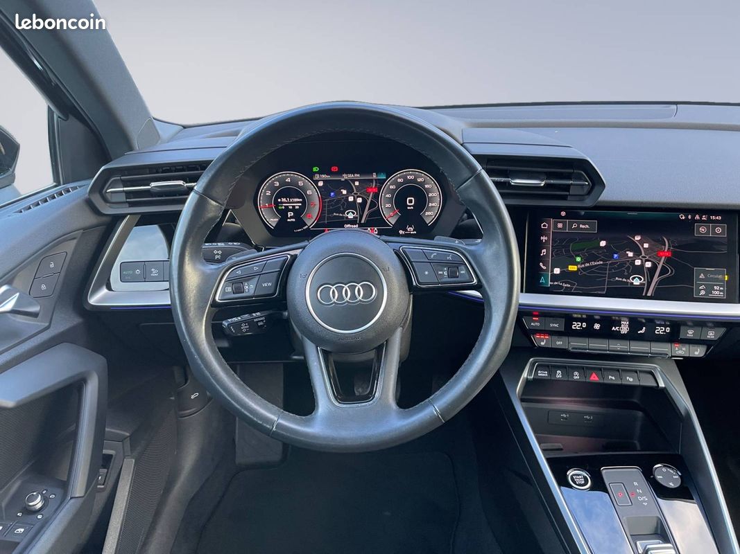 AUDI A3 Berline 35 TFSI Mild Hybrid 150 S tronic 7 Design Luxe (image 12)