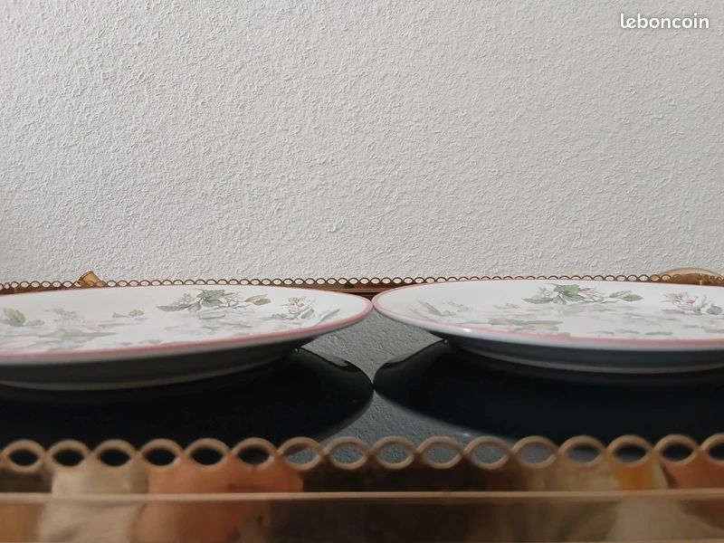 Lot de deux assiettes à fleurs "Millefleurs Japon" (image 14)