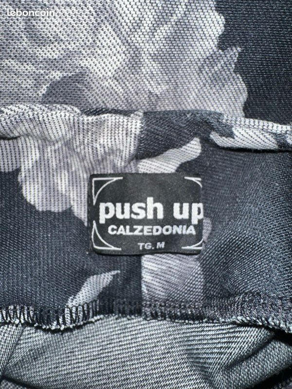 Legging push up à fleurs gris et noir Calzedonia T38 M (image 5)