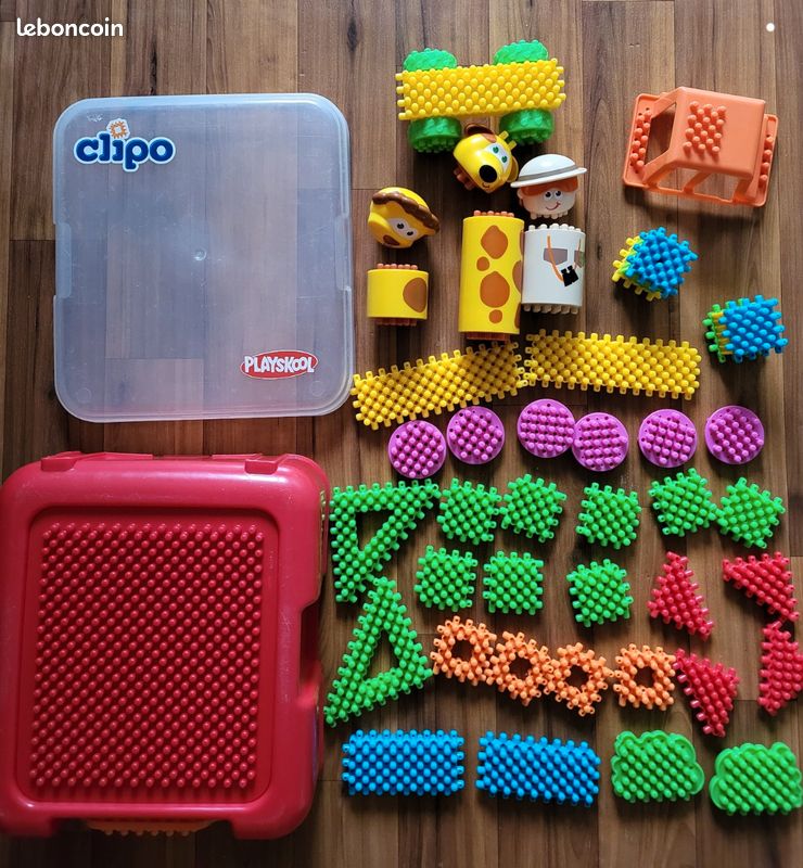 Playskool Clipo blocs construction bébé 18 mois motricité (image 1)