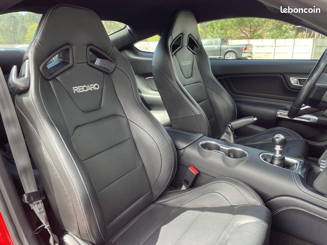 Ford mustang 5.0 v8 450 ch fastback coupe gt ph 2 recaro-fr-garantie 12 mois- (image 18)