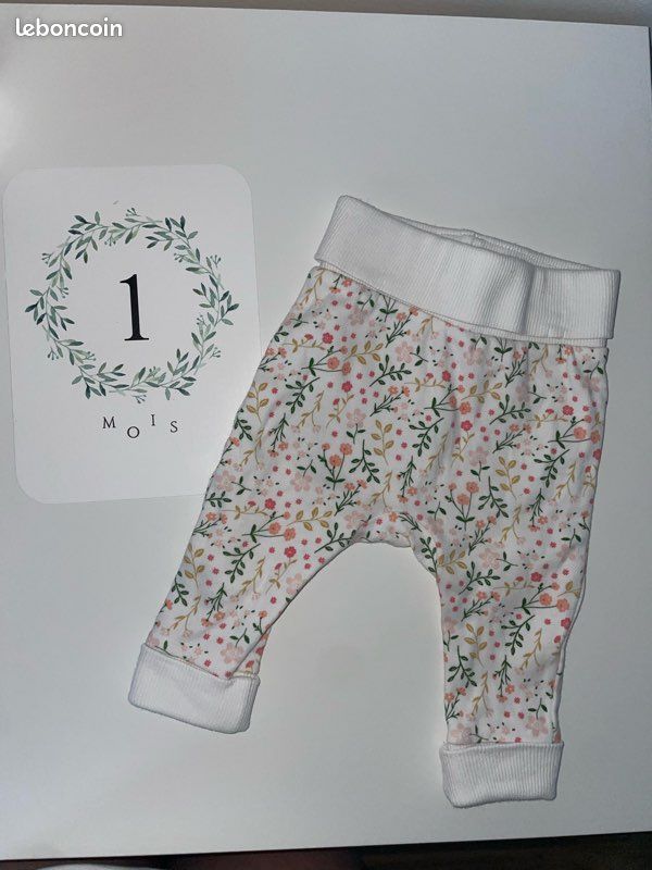 Legging fleuri bébé fille gemo Vêtements bébé