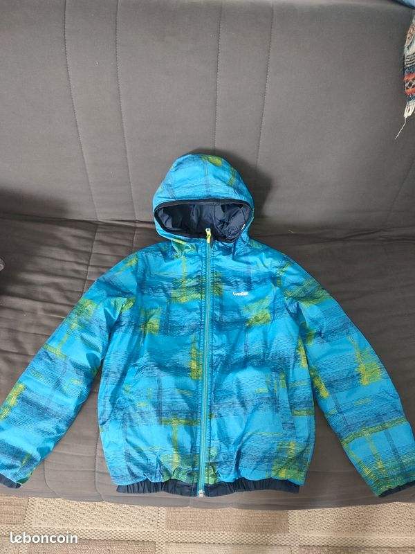 Blouson de ski réversible Decathlon garçon 12 ans Vêtements