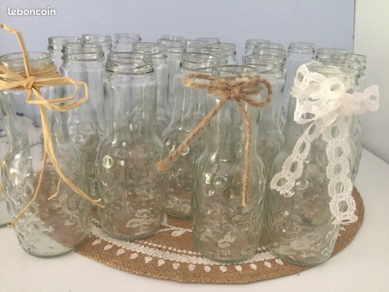 Petites bouteilles originales Pour déco mariage Vases (image 3)
