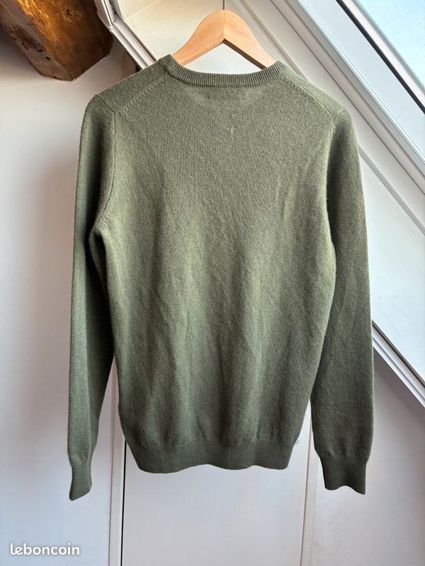 Pull kaki cachemire Célio - T.S - Neuf, étiqueté (image 4)
