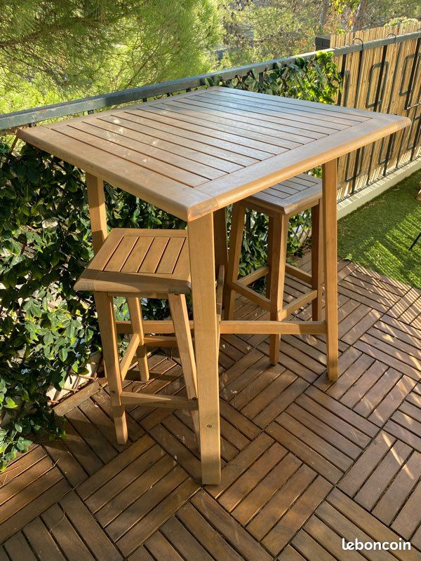 Table haute et tabouret (image 1)