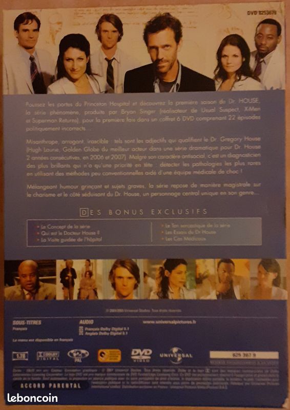 Dvd Dc House – Saisons 1 à 4 (image 7)