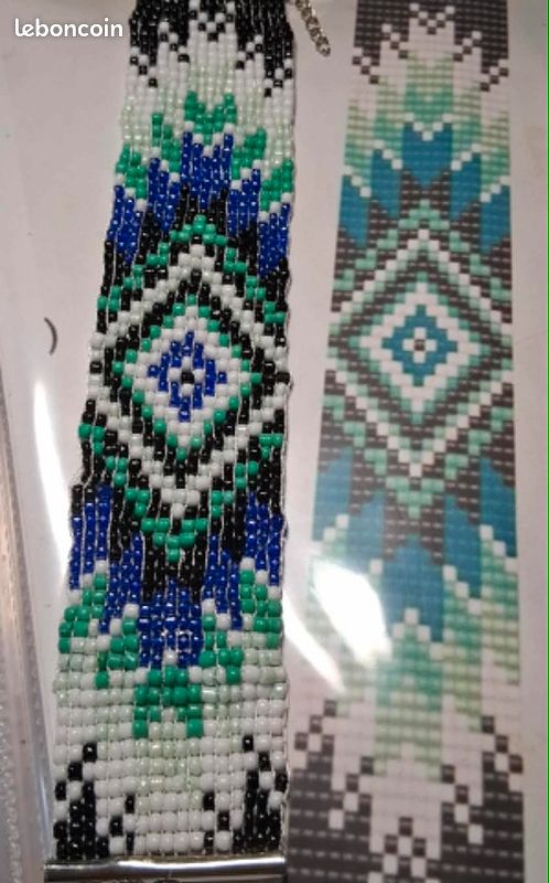 Bracelet personnalisé en perles fait main – Création artisanale (image 1)