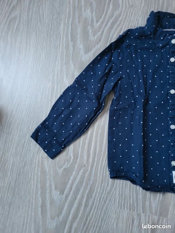 Chemise manches longues 3 ans (image 2)