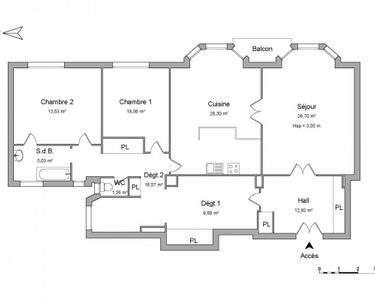 Appartement 750 000 € - 132 m²