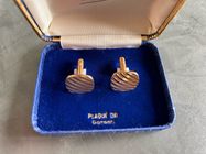 Boutons De Manchette Vintage TRESOR Des Années 60 - Dorés, Occasion