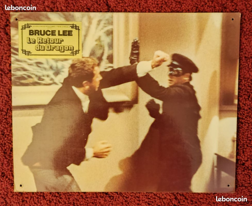 Bruce Lee - Série de 16 Lobby Cards ''La Fureur du Dragon'' - René