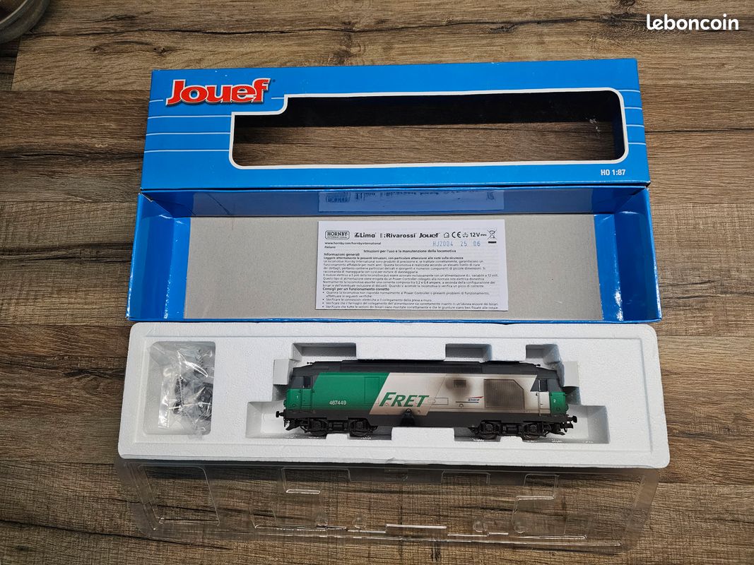 LIMA PLATINE DE LOCOMOTIVE BB 8596 EN TRES BON ETAT HO