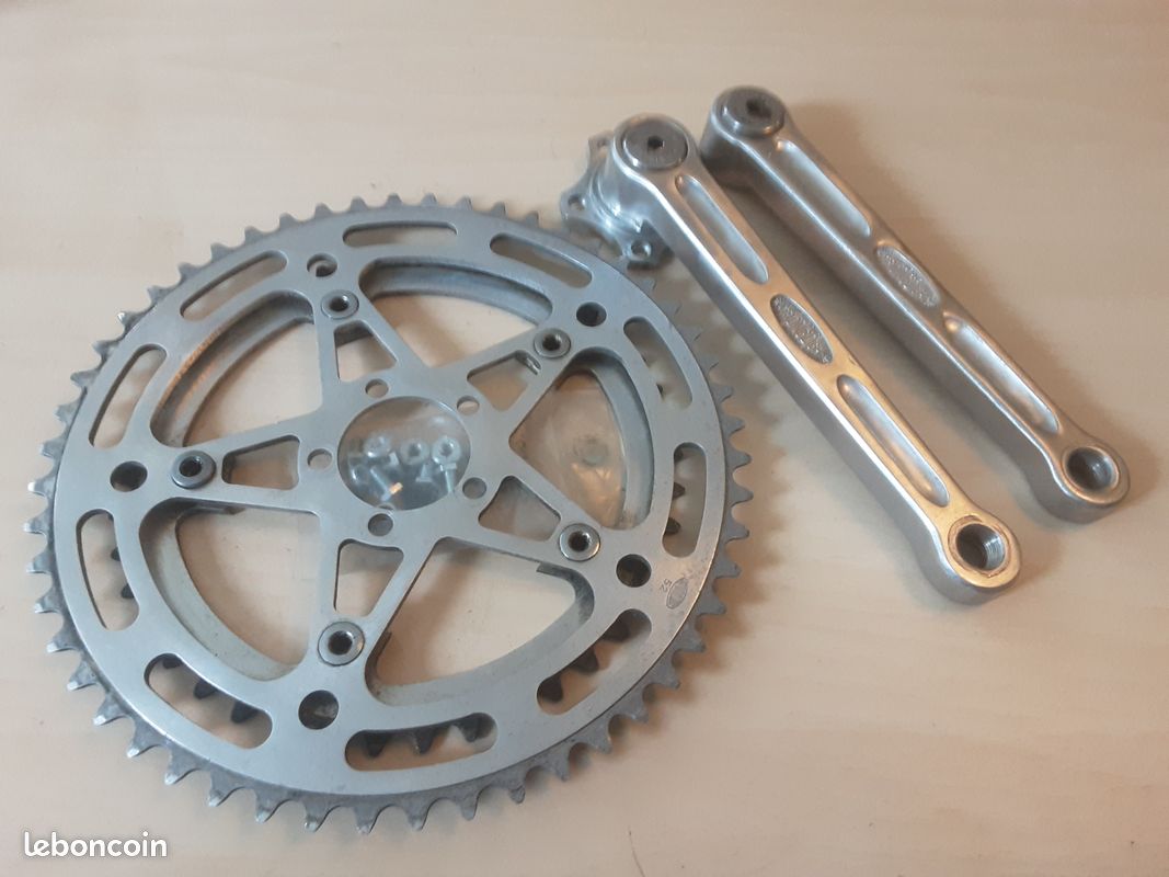 Manivelle Stronglight 49D 165mm - Pédalier Vélo Vintage - Occasion