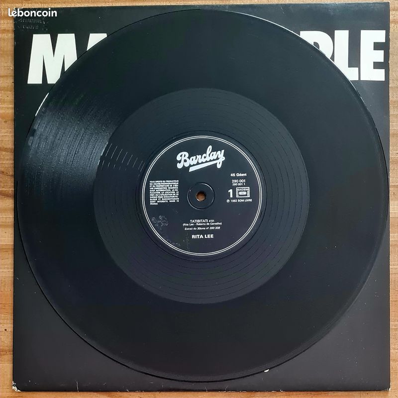 Rita Lee : Tatibitati (Maxi45t vinyle 12") (image 2)