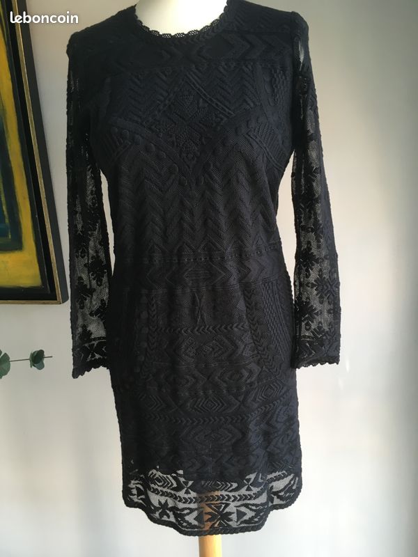 Robe Isabel Marant Étoile Taille 36 Bordeaux - Occasion Très Bon état, Moulante, Sans Manches