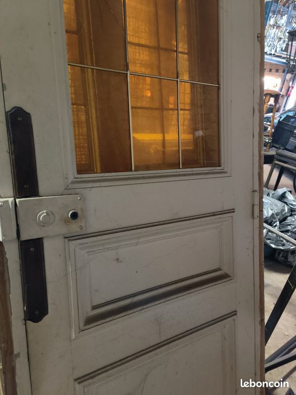 Porte vitrée avec bâti - porte H.217cm x L.75cm (avec bâti : H.225cm x L.89cm) (image 8)