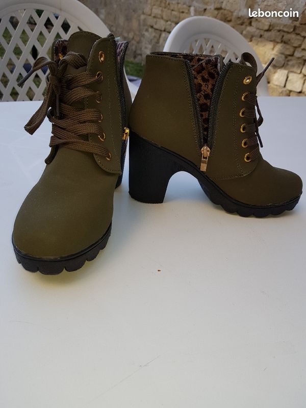Bottines kakis (image 1)