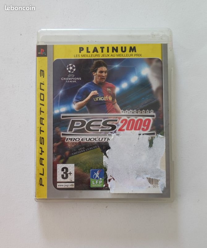 PRO EVOLUTION SOCCER 2009 PLATINUM / Jeu PS3 - - Jeux vidéo